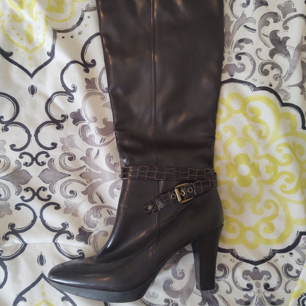 Anne Klein Leather Boots
